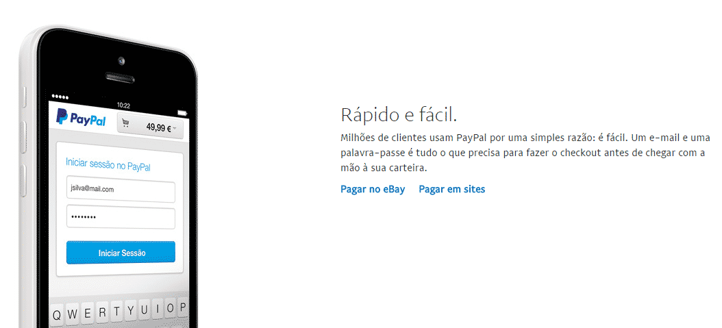 PayPal pagamentos