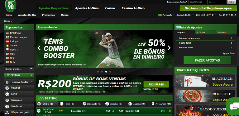 bônus bet90