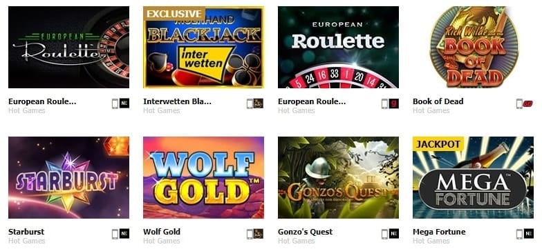 interwetten caça-níqueis e roleta
