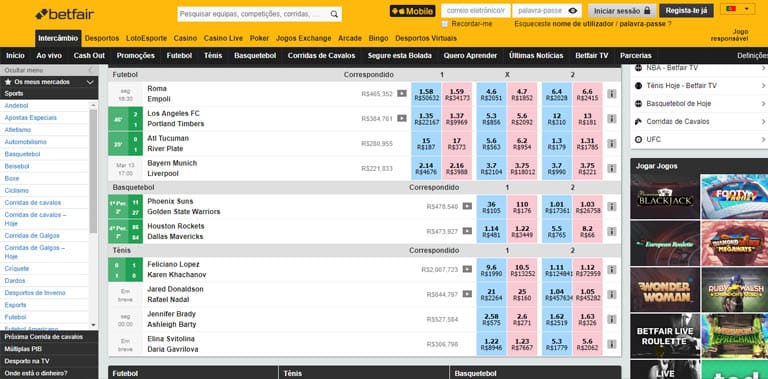 Betfair Intercambio