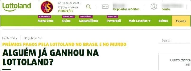 Artigo da revista do site