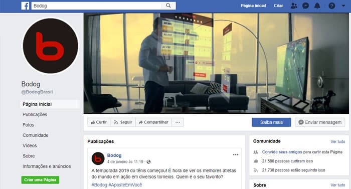 Bodog Facebook