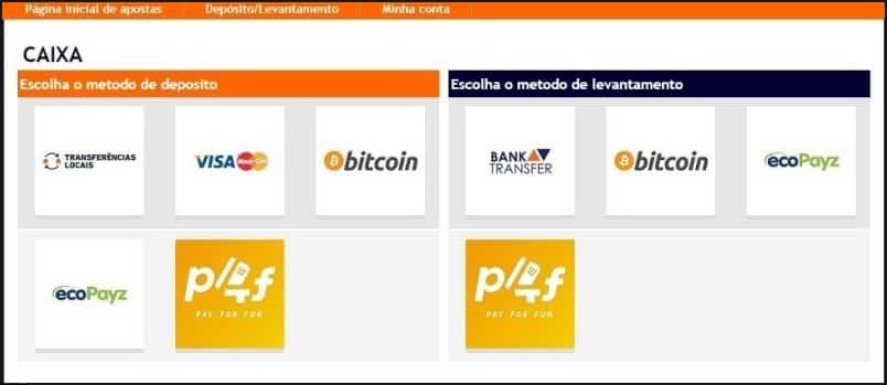 Como depositar e sacar na Pinnacle Brasil