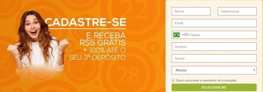 Banner para bônus triplo e bingo