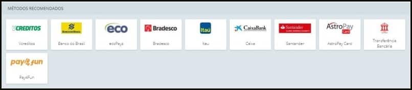 São 10 as formas de pagamento e saque recomendadas pelo 22bet