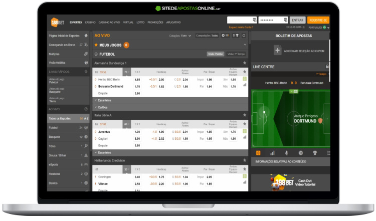 Site do 188BET é muito bom
