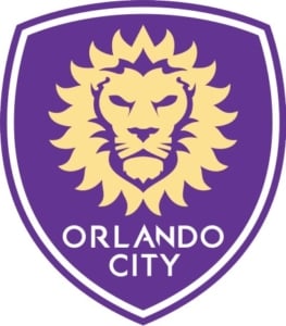 Escudo oficial do Orlando City SC, da MLS