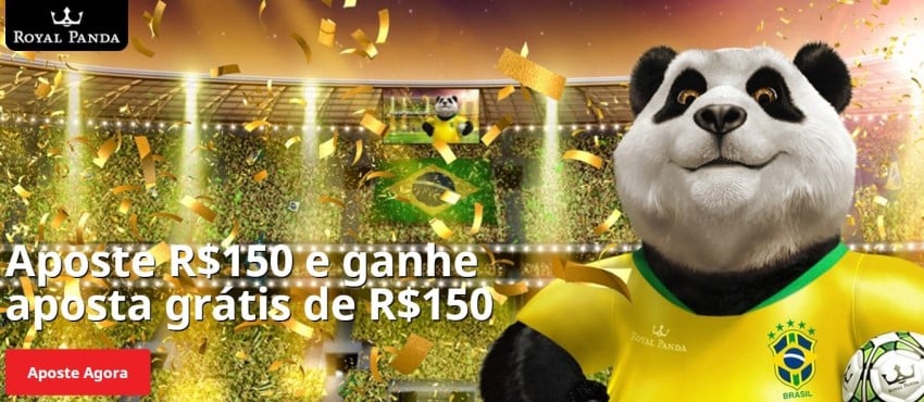 Banner do bônus de boas-vindas do Royal Panda Sports