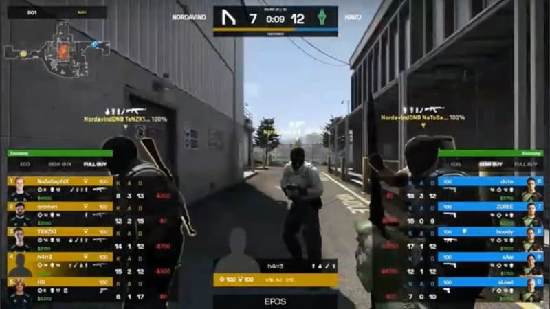 Streaming de CSGO no 1xBet