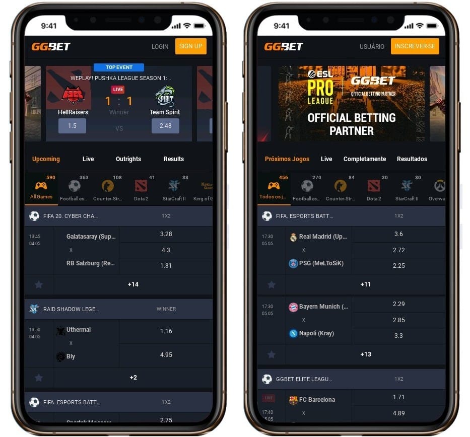 Site do gg.bet roda bem em dispositivos Android e iOS