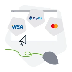 Variedade de meios de pagamento