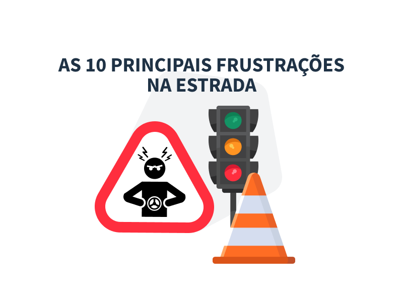 Qual o maior desprazer ao dirigir nas estradas do Brasil?