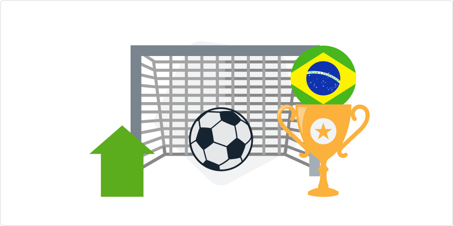 trave, trofeu, bandeira do brasil
